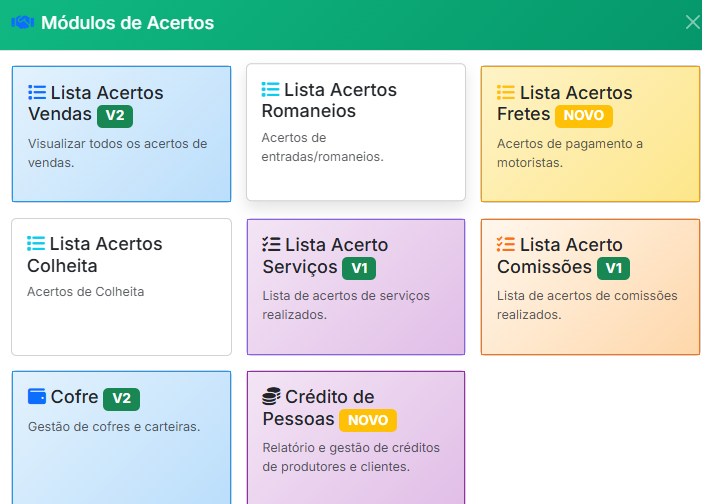 Acertos Financeiros